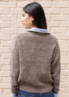 Richie Crew Neck Sweater - Java ***FINAL SALE***-Hand In Pocket