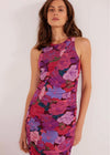 MINKPINK Lexi Mesh Midi Dress- Floral Blossom ***FINAL SALE***-Hand In Pocket