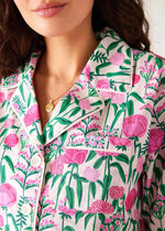 Mersea Over The Cotton Moon PJ Set- Peony Party-Hand In Pocket