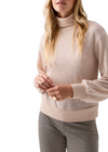 Sanctuary Ruched Sleeve Turtleneck Top - Toasted Marshmallow *** FINAL SALE ***-Hand In Pocket