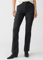 Sanctuary Sculpted Hayden Bootcut- Black-Hand In Pocket