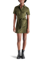 Steve Madden Jolene Dress- Olive Night ***FINAL SALE***-Hand In Pocket