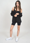 RD Style Second Skin Tia U Neck Tank Romper-Hand In Pocket