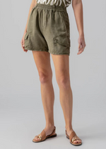 Sanctuary Relaxed Rebel Short - Burnt Olive ***FINAL SALE***-Hand In Pocket