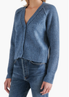 Steve Madden Beckie Cardigan- Blue Dusk-Hand In Pocket