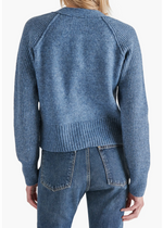 Steve Madden Beckie Cardigan- Blue Dusk-Hand In Pocket