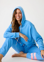 PJ Salvage Faded Nights Lounge Set- Bright Blue ***FINAL SALE***-Hand In Pocket