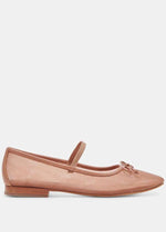 Dolce Vita Cadel Ballet Flat- Cider Mesh-Hand In Pocket