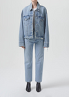 Agolde Martika Denim Jacket-Hand In Pocket