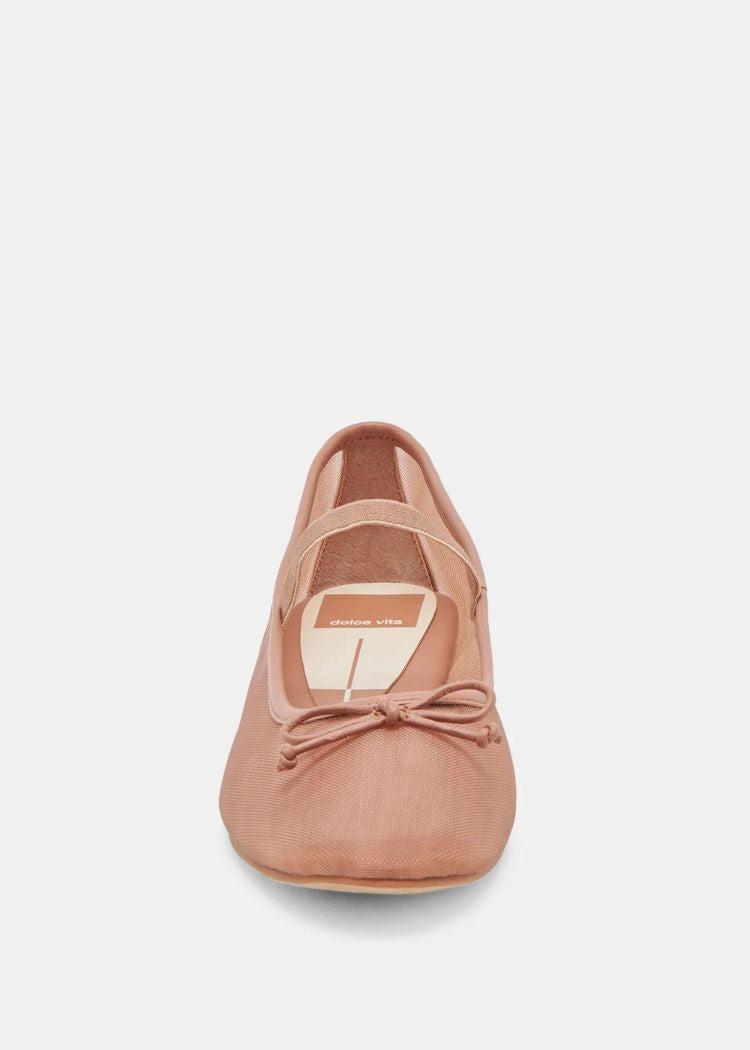 Dolce Vita Cadel Ballet Flat- Cider Mesh-Hand In Pocket