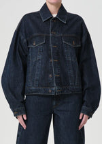 Agolde Dalton Balloon Jacket- Pendulum-Hand In Pocket