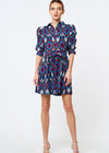 Ciebon Bethany Embroidered Mini Dress- Navy ***FINAL SALE***-Hand In Pocket