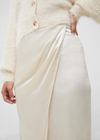 French Connection Inu Satin Wrap Midi Skirt ***FINAL SALE***-Hand In Pocket