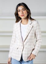 Central Park West Jasper Patched Tweed Blazer ***FINAL SALE***-Hand In Pocket