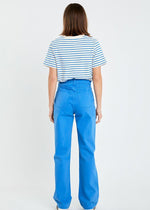 Gillian Wide Leg Jean- Ocean Blue ***FINAL SALE***-Hand In Pocket