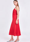 Sophie Halter Ruched Maxi Dress-Hand In Pocket