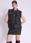 Berenice Vador Sleeveless Tweed Jacket-Hand In Pocket