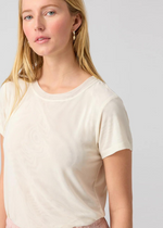 Sanctuary Perfect Mesh Tee-Birch-Hand In Pocket