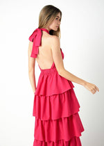 Gabriella Halter Neck Tiered Dress ***FINAL SALE***-Hand In Pocket