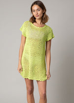 Delaney Cover Up Dress - Lime ***FINAL SALE***-Hand In Pocket