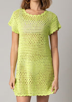 Delaney Cover Up Dress - Lime ***FINAL SALE***-Hand In Pocket