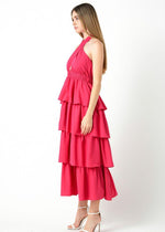 Gabriella Halter Neck Tiered Dress ***FINAL SALE***-Hand In Pocket