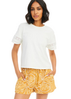 Allison Kendra Shorts- Tuscan Tan-Hand In Pocket