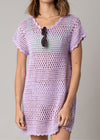 ***FINAL SALE*** Delaney Cover Up Dress - Lilac-Hand In Pocket