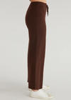 525 Miranda Wide Leg Pant- Shaved Chocolate-Hand In Pocket