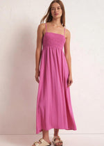 Z Supply Beachside Midi Dress - Heartbreaker Pink ***FINAL SALE***-Hand In Pocket