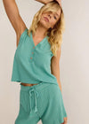 Atlantic Rib Tank - Green Lagoon ***FINAL SALE***-Hand In Pocket