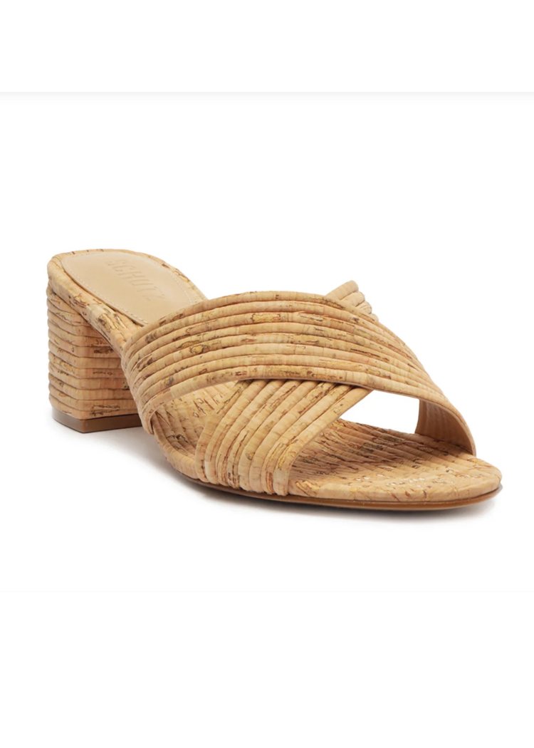 Schutz Latifah Mule - Natural ***FINAL SALE***-Hand In Pocket