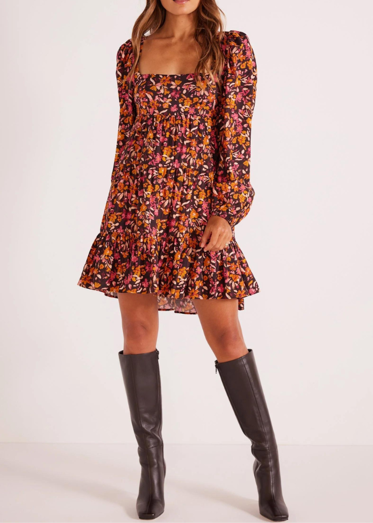 Mink Pink Sorrento Mini Dress - Floral ***FINAL SALE***-Hand In Pocket