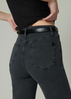 Joe's Jeans Mia Wide Leg Ankle - Black Cat-Hand In Pocket