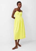 French Connection Florida Strappy Midi Dress- Blazing Yellow ***FINAL SALE***-Hand In Pocket