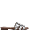 Sam Edelman Bay Slide Sandal - Soft Silver-Hand In Pocket