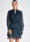 Elan Luxenburg Mini Dress - Blue ***FINAL SALE***-Hand In Pocket