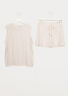 Jammie Essentials Set- Oatmeal-Hand In Pocket