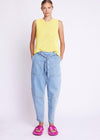 Berenice Belted Balloon Cut Jeans- ***FINAL SALE***-Hand In Pocket