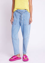 Berenice Belted Balloon Cut Jeans- ***FINAL SALE***-Hand In Pocket