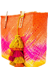 Holden Ombre Straw Handbag with Tassel Charm Embellishment ***FINAL SALE***-Hand In Pocket