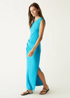 Michael Stars Calliope Extended Sleeve Maxi Dress- Corsica ***FINAL SALE***-Hand In Pocket