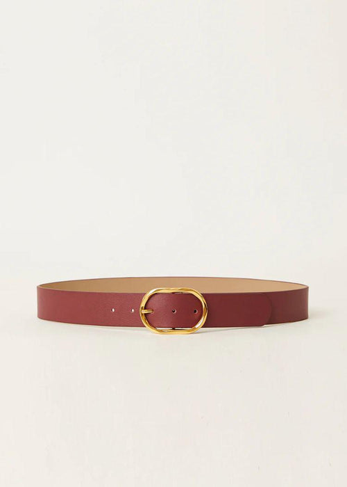 Kyra Belt- Maroon Gold-Hand In Pocket