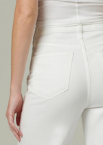 Joe's Jeans The Trixie Trouser w/ Wide Cuff- Optic White ***FINAL SALE***-Hand In Pocket