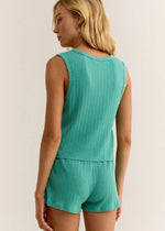 Atlantic Rib Tank - Green Lagoon ***FINAL SALE***-Hand In Pocket