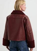 Rails Dria Jacket- Maroon-Hand In Pocket