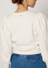 Cleobella Indi Sweathshirt- Ivory-Hand In Pocket