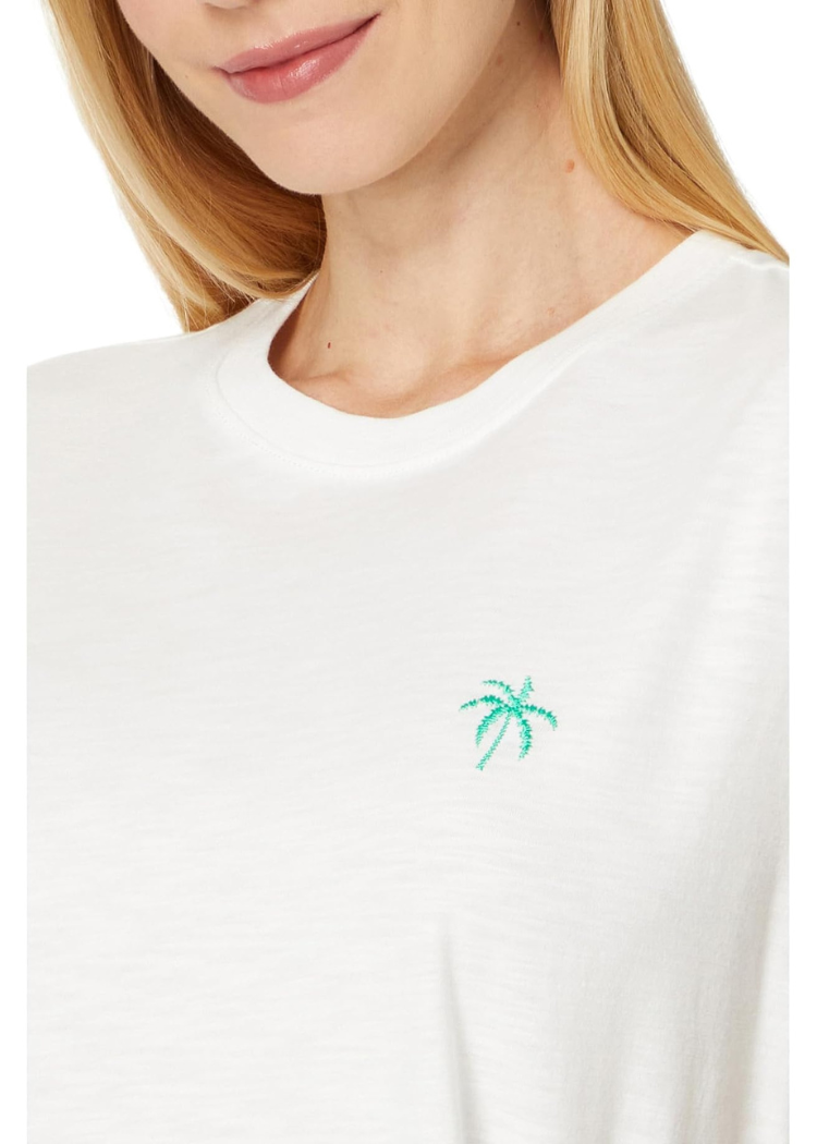 PJ Salvage Ocean Breeze Short Sleeve Tee- Ivory ***FINAL SALE***-Hand In Pocket