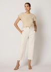 Cleobella GiGi Sweater Vest- Cream-Hand In Pocket