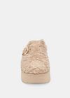 Dolce Vita Lelani Plush- Natural Plush-Hand In Pocket